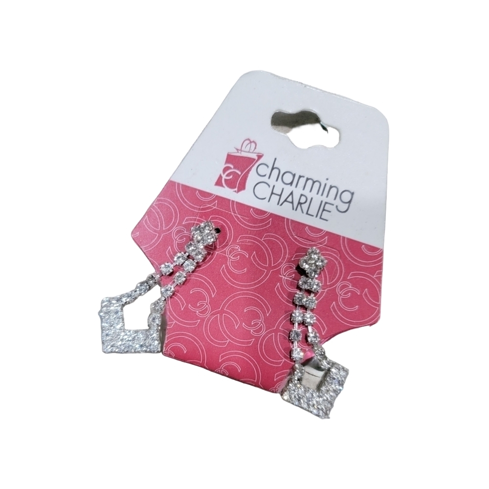 Charming Charlie Rhinestone Earrings